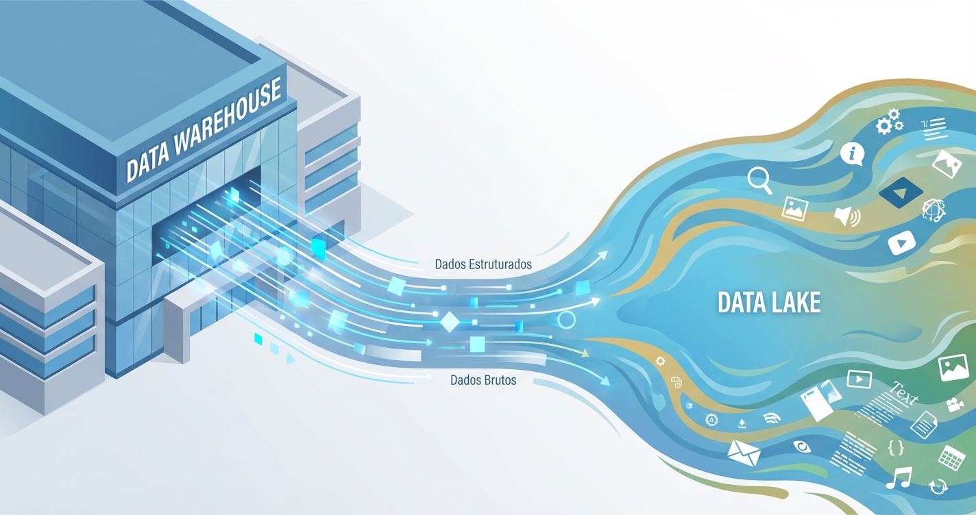 Data Warehouse vs Data Lake: O Guia Definitivo